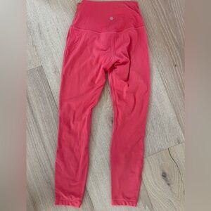 Lululemon align high rise leggings 25” raspberry size 4